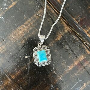 Turquoise Pendant Necklace